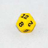 Opaque 12-Sided Dice (d12)