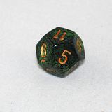 Speckled Golden Recon 12 Sided Dice
