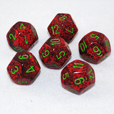 Speckled Strawberry 12 Sided Dice