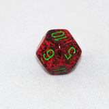 Speckled Strawberry 12 Sided Dice