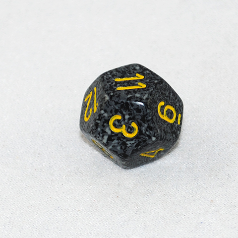 Speckled Urban 12 Sided Dice