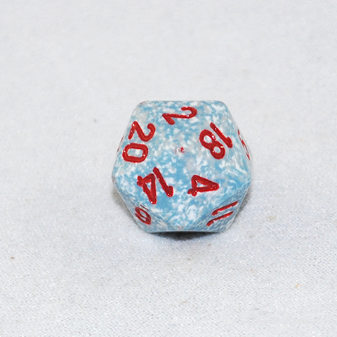 Speckled Air 20 Sided Dice