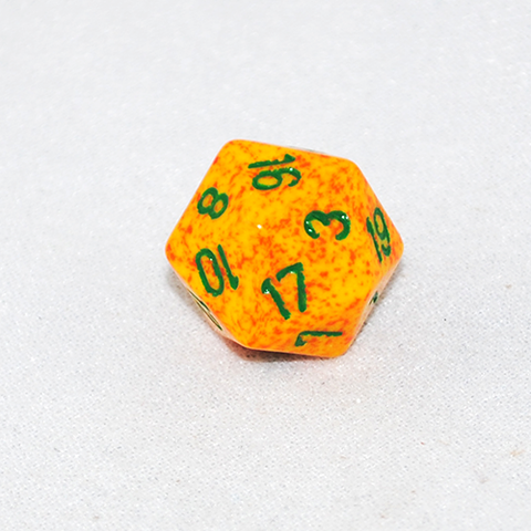 Speckled Lotus 20 Sided Dice