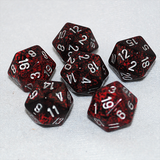 Speckled Silver Volcano 20 Sided Dice