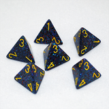 Speckled Twilight 4 Sided Dice