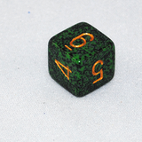 Speckled Golden Recon 6 Sided Dice