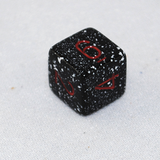Speckled Space 6 Sided Dice