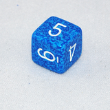 Speckled Water 6 Sided Dice