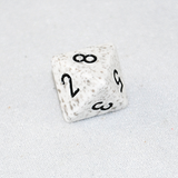 Speckled Arctic 8 Sided Dice