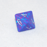Speckled Silver Tetra 8 Sided Dice
