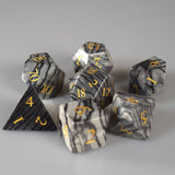 Indian Agate Dice Set of Shadows