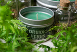 Druidic Herbs Gaming Candle