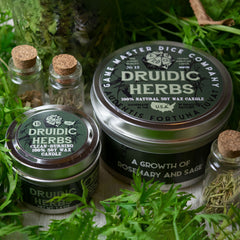Druidic Herbs Gaming Candle