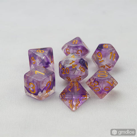 Electric Iris RPG Dice Set