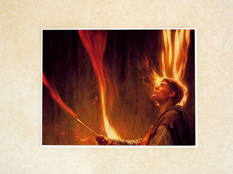 Wizard Casting Fire Bolt