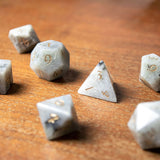 Labradorite Dice Set of Light