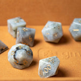 Labradorite Dice Set of Light