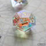 Prismatic Glass Dice Set