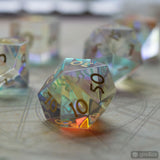 Prismatic Glass Dice Set