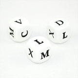 Roman Numeral V-M Dice