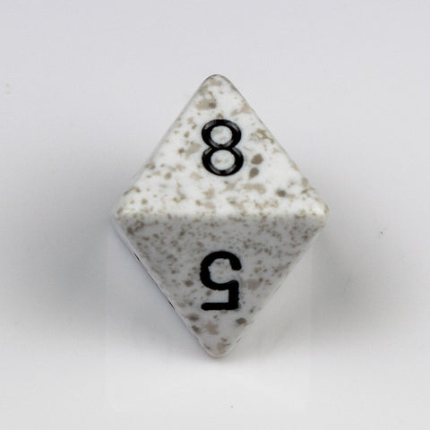 Speckled Arctic 8 Sided Dice