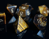 Tiger's Eye Dice Set of True Seeing