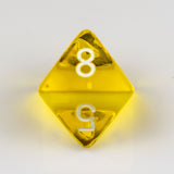 Translucent 8-Sided Dice (d8)