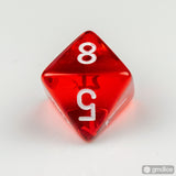 Translucent 8-Sided Dice (d8)