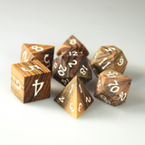 Venus Sandalwood Wooden Dice Set